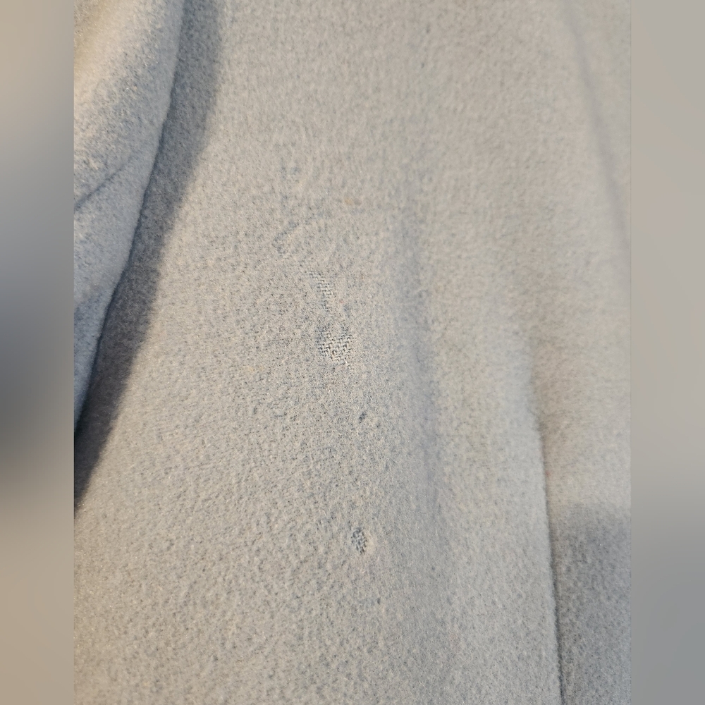 Dress Barn Pea Coat Women's Small Light Blue 100% Wool Warm Winter Office - Picture 9 of 13